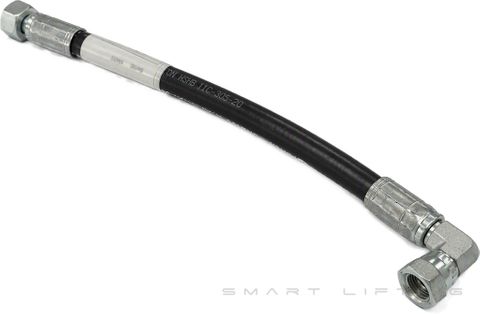 Hydraulic Hose, 1/4in 1-wire 250mm long