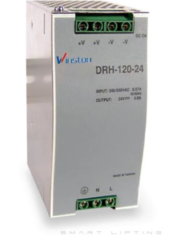 Power Supply, 300-500VAC/24VDC, 120W/5A, 2-phase (DM/MD/HF series)