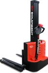 ES10-22MM-1600 // SME 1.0t straddle stacker with 2.5kWh AGM battery and 1.6m monomast