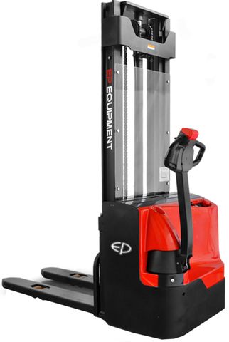 ES12-12WA-3000 - Pro 1.2t walkie Europallet stacker with external charger & duplex 3.0m lift