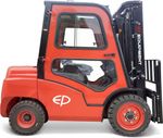 CPQD25T8-K25-4800 // 2.5t petrol/LPG yard forklift with Nissan K25 engine and 4.8m container mast