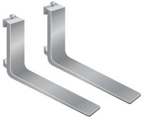 Fork Pair, Class 2A, 980x100x40mm, 2500kg at 600mm load centre (B2B38SD)