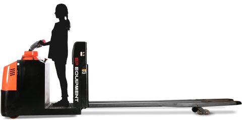 EPT20-RAP-N2E // PRO 2.0t ride-on electric pallet truck for low-level order picking