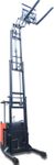 CQD12SSD-4800 // PRO 1.2t standing reach truck with duplex pantograph, sideshift & triplex 4.8m lift