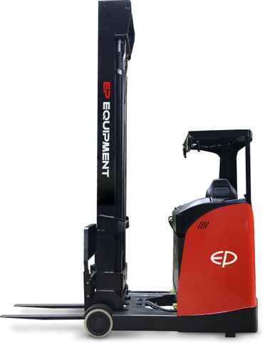 CQD16RV2-7500 // PRO 1.6t seated reach truck with 24kWh wet battery and 7.5m triplex moving mast
