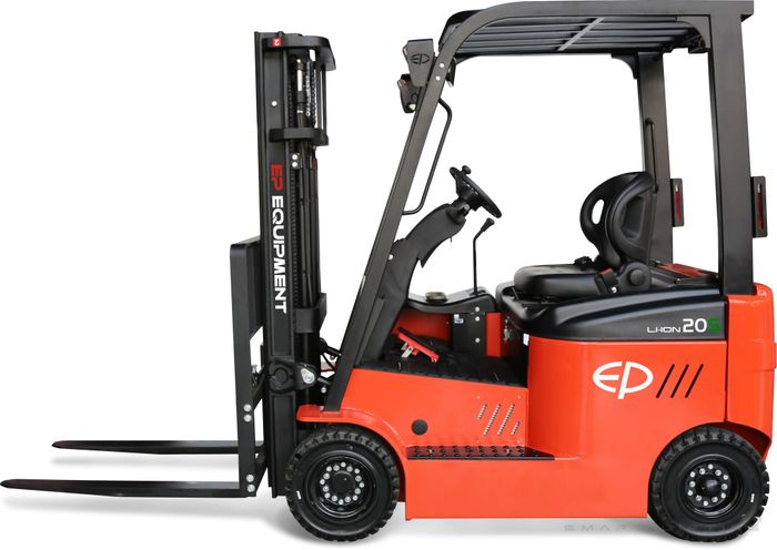 CPD20L1S-4800 // PRO 2.0t yard forklift with 17kWh LFP battery, 48V AC motors & 4.8m container mast