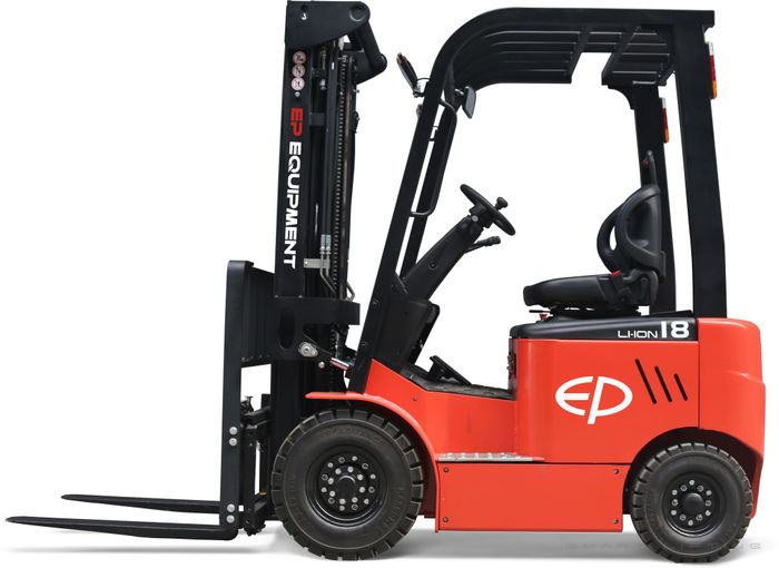 EFL181E-4800 // BASE 1.8t yard forklift with 7.2kWh LFP battery, 48V AC motors & 4.8m container mast