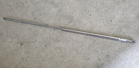 Gas Strut, Ø10mm rod, 450mm stroke, 1008mm ext length, 450N, S/S, 10mm eye on rod, clevis on body