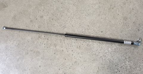Gas Strut, Ø10mm rod, 450mm stroke, 1008mm ext length, 450N, 10mm eye on rod, clevis on body