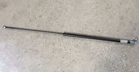 Gas Strut, Ø10mm rod, 450mm stroke, 1008mm ext length, 450N, 10mm eye on rod, clevis on body (MD)