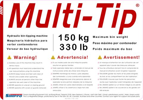 Decal, MT Operation Guide - User instructions for Multi-Tip (2015)