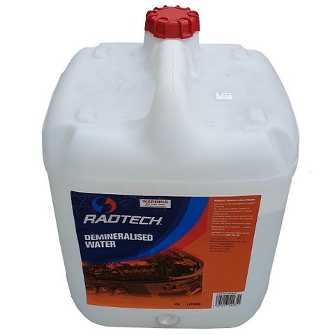 Demineralised Water, 20L carton (RADTECH)