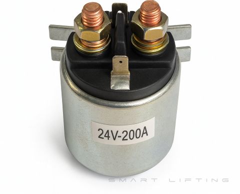 Motor Solenoid, 24VDC/200A, standard (MT/DM/HF/MD/CW/ES/MS)