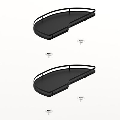 PULL-OUT SHELF SET SALSO 400, FRONT WIDTH 500, LEFT, ANTHRAC