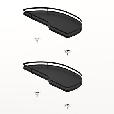 PULL-OUT SHELF SET SALSO 400, FRONT WIDTH 500, RIGHT, ANTHRA