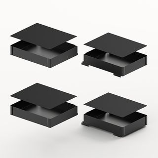 ORTA PULL-OUT SHELF SET 200, FRONT WIDTH 450, ANTHRACITE