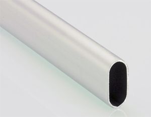 OVAL TUBE 30X16 3.6MT ALUM. ANOD