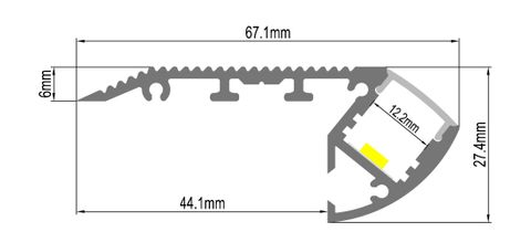 STAIR TREAD PROFILE 1M