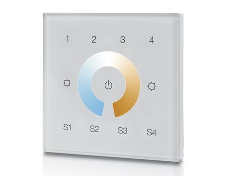 D6 GLASS WALL TOUCH CCT 4 ZONE CONTROLLR