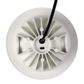 12.2W fixed DL, convex opaque, IC-F, 3000K, 90CRI, 300mA dimming driver, textured white