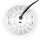 10W fixed DL, convex opaque, IC-F, 2700K/3000K/4000K, 90CRI, 300mA dimming driver, textured white