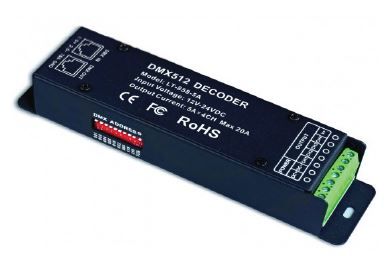 4 CHANNEL DMX DECODER