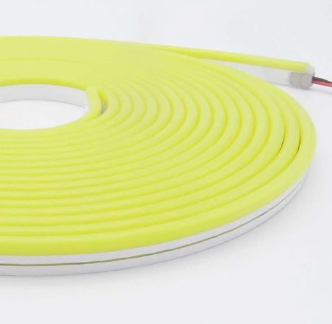 MINI NEON FLEX DOME 5 X 12MM YELLOW