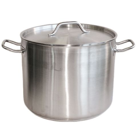 STOCKPOT SS 24LTR +LID INDUCTION