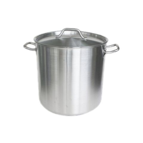 STOCKPOT SS 50LTR +LID S/S INDUCTION