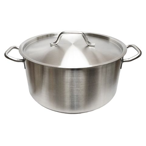 DEEP COOKPOT 18LTR + LID  S/S INDUCTION