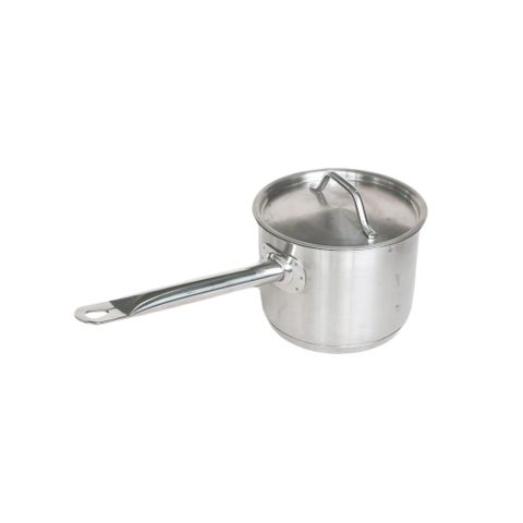SAUCEPAN 2.4LTR +LID S/S INDUCTION
