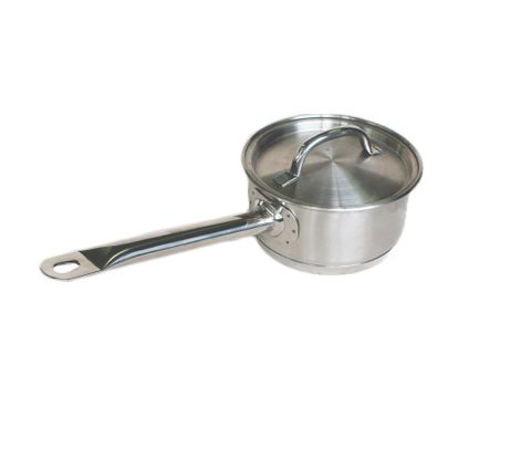 SAUCEPAN 1.0LTR +LID S/S INDUCTION