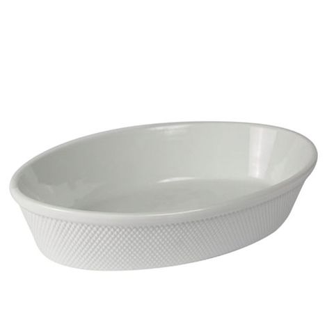 BIA OVAL BAKER WITH DIAMOND TEXTURE