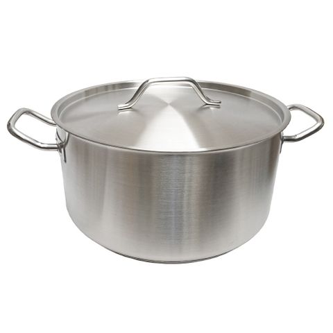 MEDIUM COOKPOT 12LTR +LID S/S INDUCTION