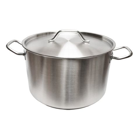 DEEP COOKPOT 16LTR + LID  S/S INDUCTION