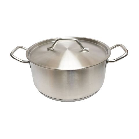 MEDIUM COOKPOT 8LTR +LID S/S INDUCTION