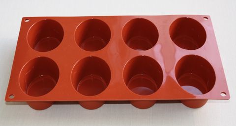 Silicone Muffin Moulds Large 8Pc