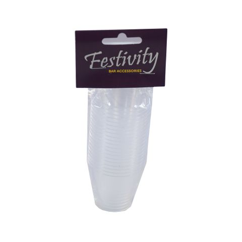 FESTIVITY DISPOSABLE SHOT GLASS 20'S