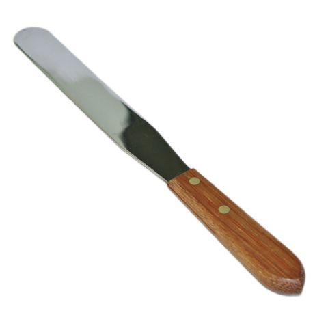PALLET KNIFE / SPATULA PLAIN 25CM WOOD HANDLE