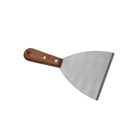 GRILL SCRAPER 12CM  SS / WOOD HANDLE