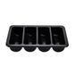 CUTLERY BOX 4 COMP BLACK