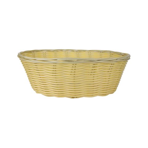 BREAD BASKET OVAL 245X180MM PP WICKER