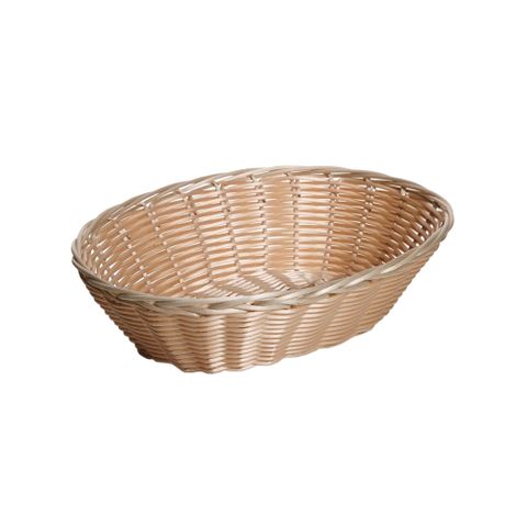 BREAD BASKET OVAL 23CM POLYPROP