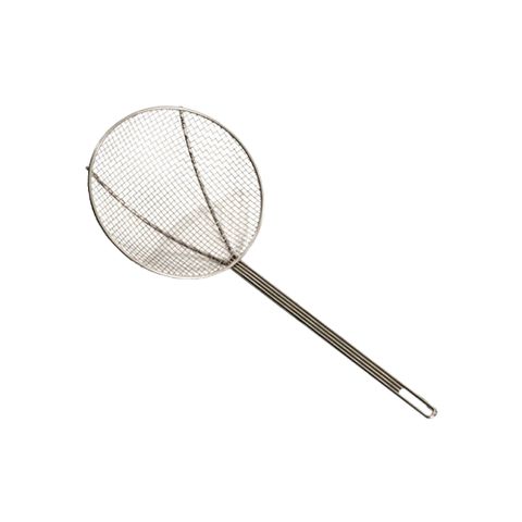 SKIMMER WIRE MESH CHROME 15CM ROUND