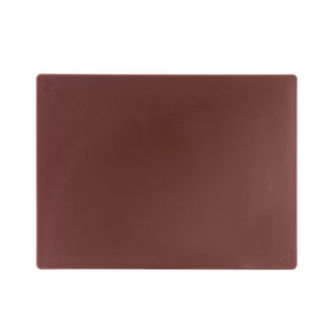 CHOPPING BOARD PE 508X381 X12MM BROWN