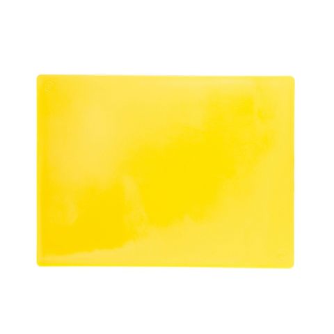 CHOPPING BOARD PE 508X381MM YELLOW X12MM