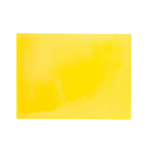 CHOPPING BOARD PE 508X381MM YELLOW X12MM