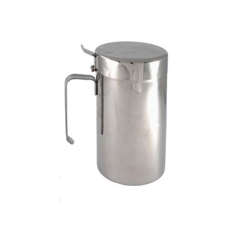 OIL CANISTER/POURER S/STEEL 0.5LTR