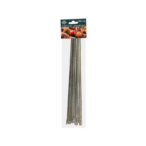 STAINLESS STEEL FLAT SKEWER 20CM 12/PKT