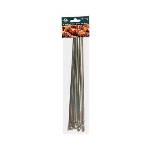 STAINLESS STEEL FLAT SKEWER 25CM 12/PKT